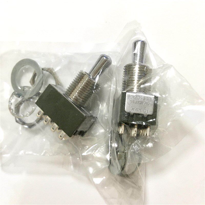 速发日本KK M-204L/B 大头钮子开关12脚档 摇头摇臂拨动开关 12mm