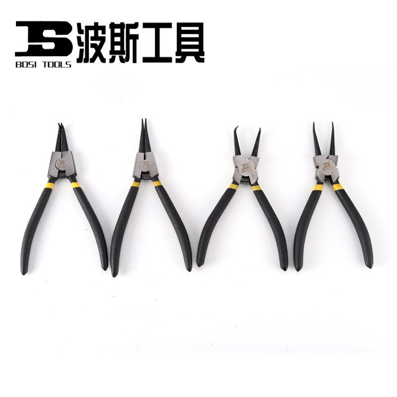 速发波斯工具卡簧钳子内卡外卡两用挡圈钳穴用轴用卡环钳6/7寸9寸