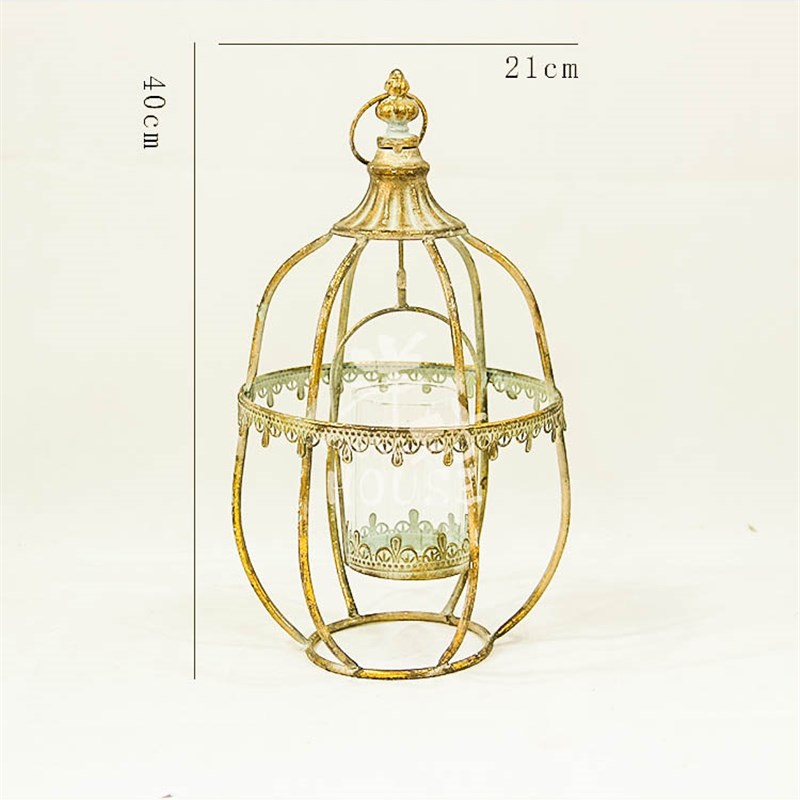 速发法式宫廷金色银色插花翁奖杯柱铁花瓶软装饰品风摆件道具
