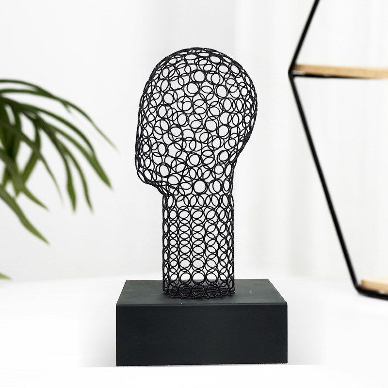 速发服装店头模展示架男假人陈特橱具道窗模列饰品假发支架