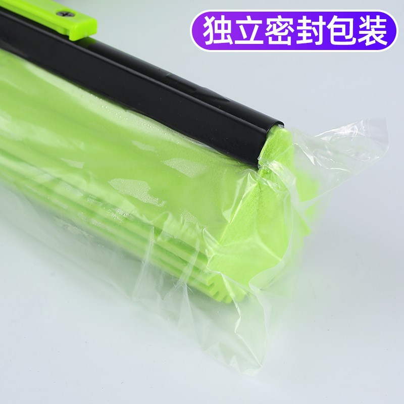 速发可海拖把头替换装卡槽式通用替换头墩布滚轮吸水胶绵头批棉拖