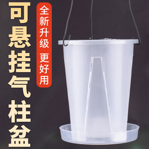 速发用明空山控根盆兰花水苔蝴蝶兰专透花盆塑料透气镂青大号花盆