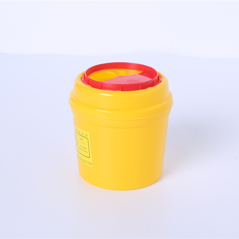 速发优质厂家包邮1升-25升方形利器盒圆形锐器盒废物垃圾桶整箱