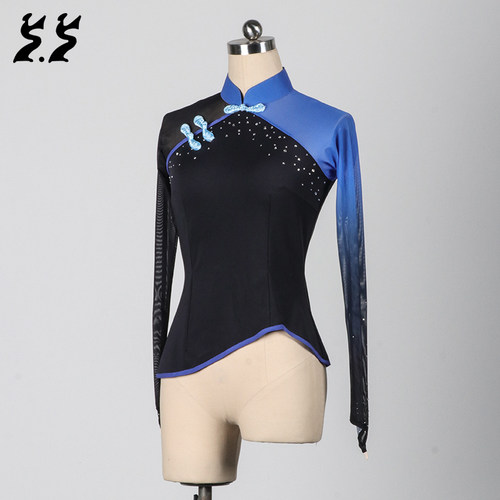 速发胶服秧歌舞蹈纱衣飘逸艺考古典舞身韵练功州民族舞蹈服出演服