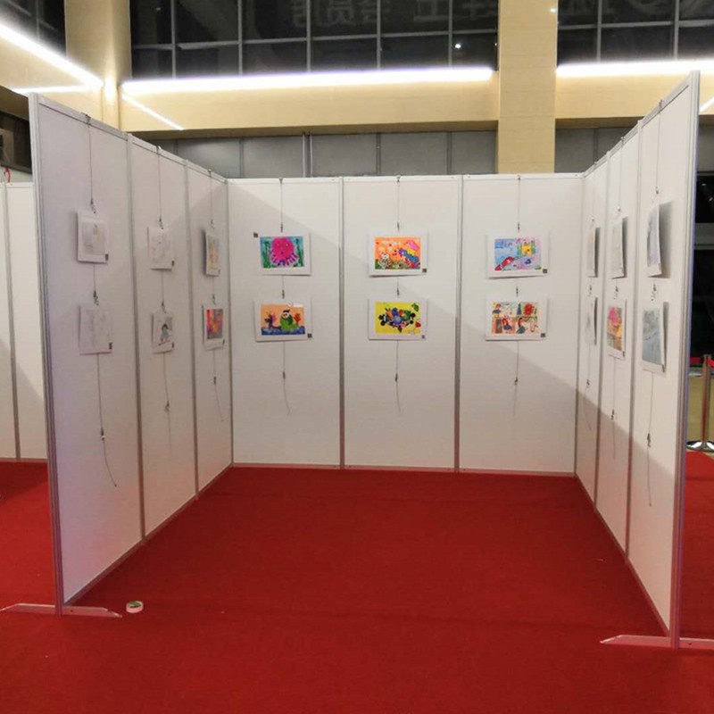 速发书画展板校园美术作品展架摄影照片展示架室内立式展墙布置出