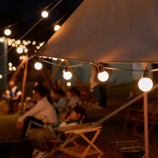 速发低压G50灯串户外大灯泡串灯露布围篷营置庭院民宿装 饰灯氛帐