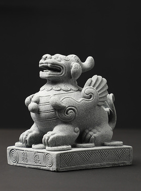 速发招财貔貅瑞缸茶件摆宠创意书房镇纸装饰品微景观鱼兽造景工艺