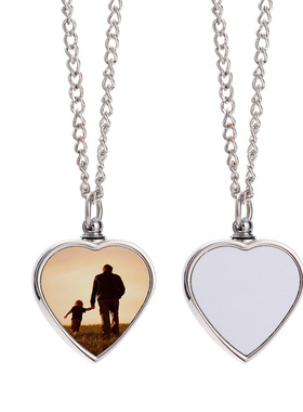 Free SHIPPING 10pcs/lot Sublimation Blank Necklace Ornaments