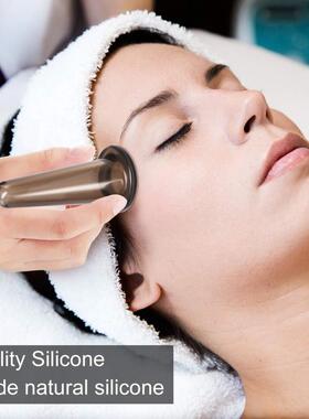 Silicone Vacuum Cupping Massage Jars Anti Cellulite Massage