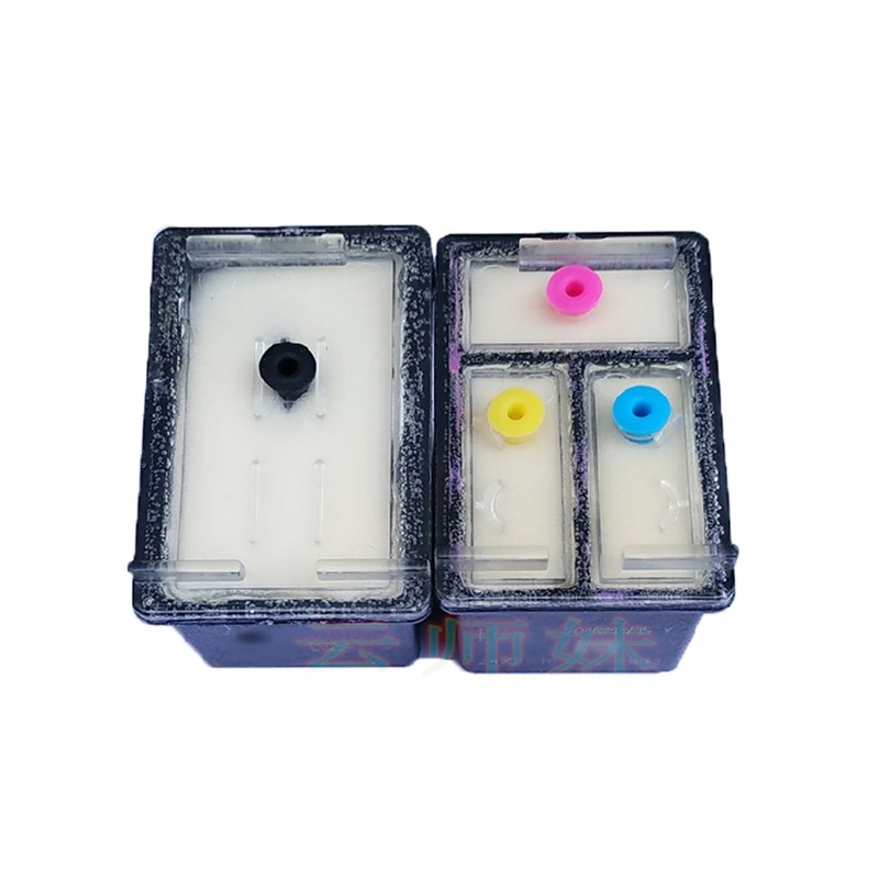 适用惠普704墨盒 CN692A 2010 2060打印机墨盒连供 HP704黑彩墨盒