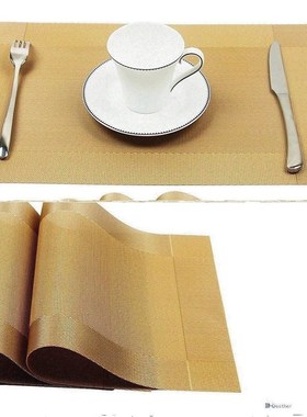 pvc placemats washable kitchen table heat resistant set of 6