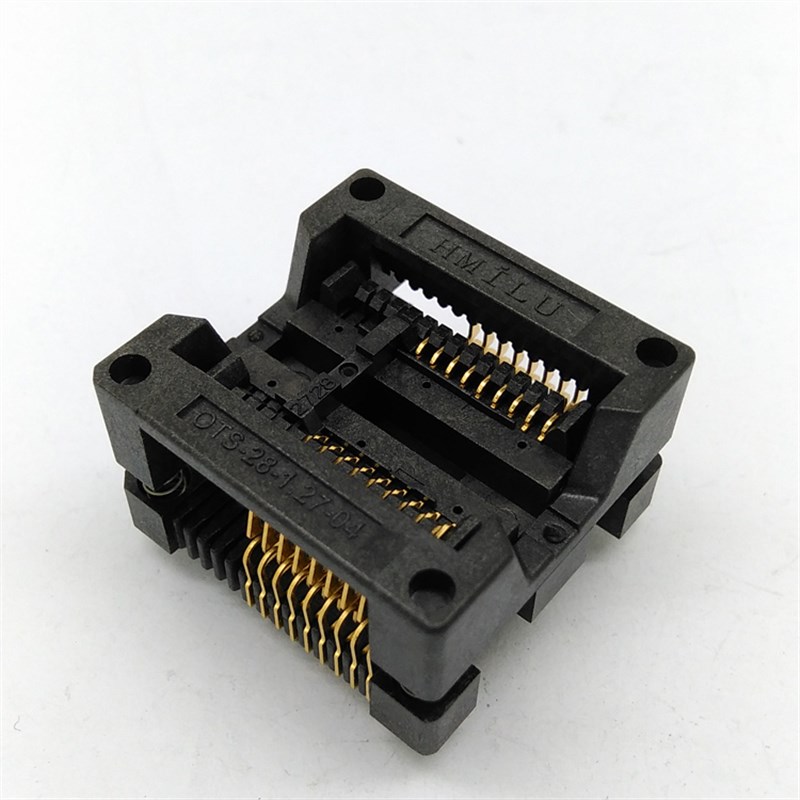 SOP18芯片测试座 宽体 IC老化座 ots28-1.27-04 编程座 厂家直销