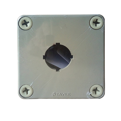 TAYEE上海天逸1P 2 3 4孔TYX1S 75*75*65高65 22MM塑料防水按钮盒