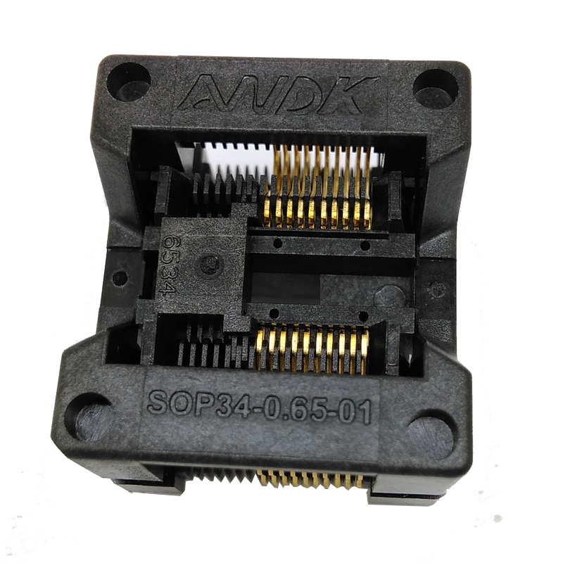 SSOP20TSSOP20下压IC座0.65间距 ots34-0.65-01老化座 工厂现货