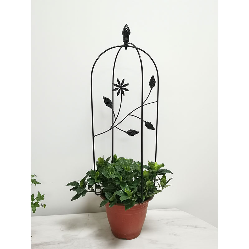 欧式铁艺蔷薇爬藤架装饰花架复古庭院花园阳台花盆装饰攀爬架包邮