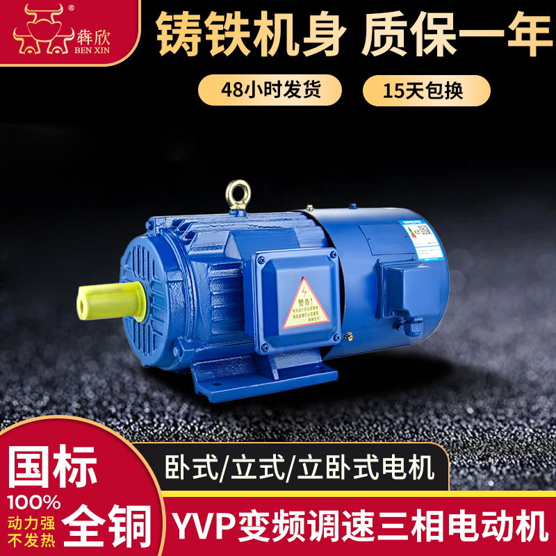 变频调速马达yvp2极18.5kw/22kw/30kw/37kw/45kw三相调速马达