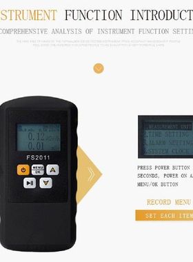 Radioactive Alarm Wide Applications Clear Real-time