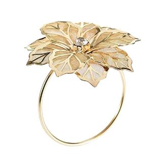 Napkin for Rings Buckles Table Gold 6Pack