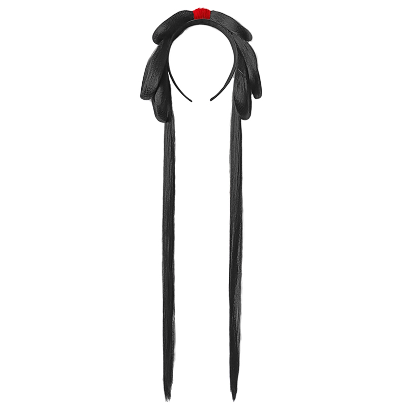 古装汉服假发懒人款一体式唐风少女蝴蝶发环玉米须发束新手古风