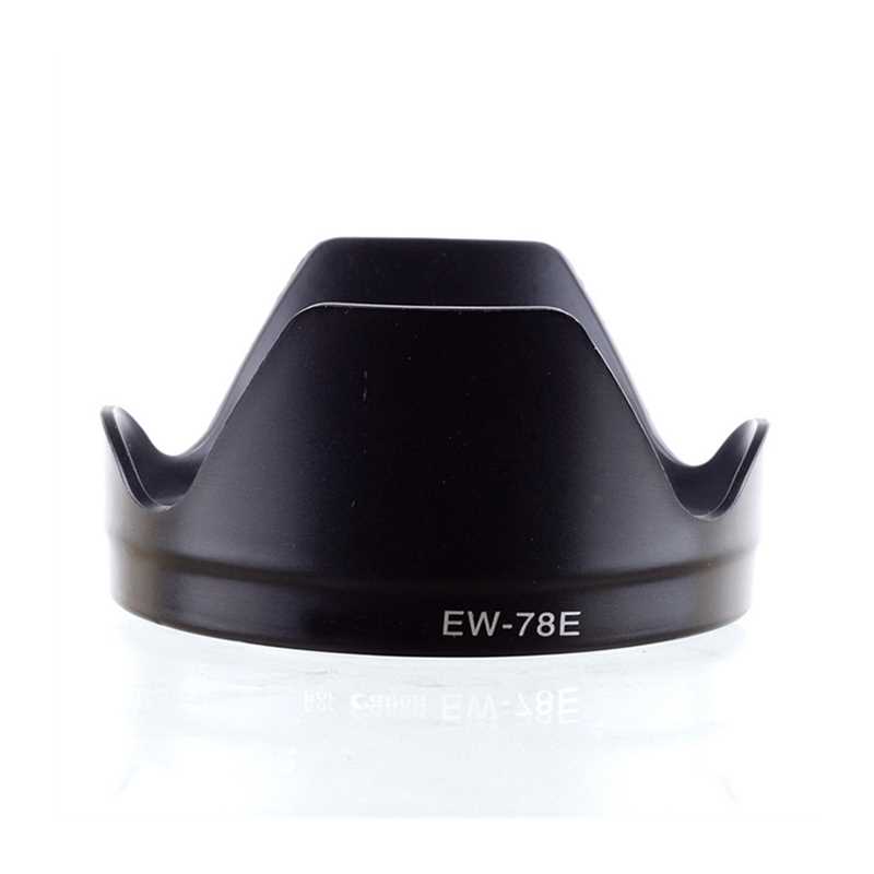 适用于佳能EW-78E遮光罩15-85mm镜头配件 72mm相机口径遮光罩