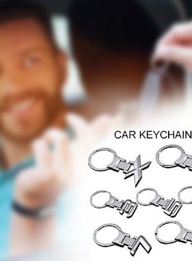 Zinc Alloy Number Emblem Keychain for BMW Key Chain Rings