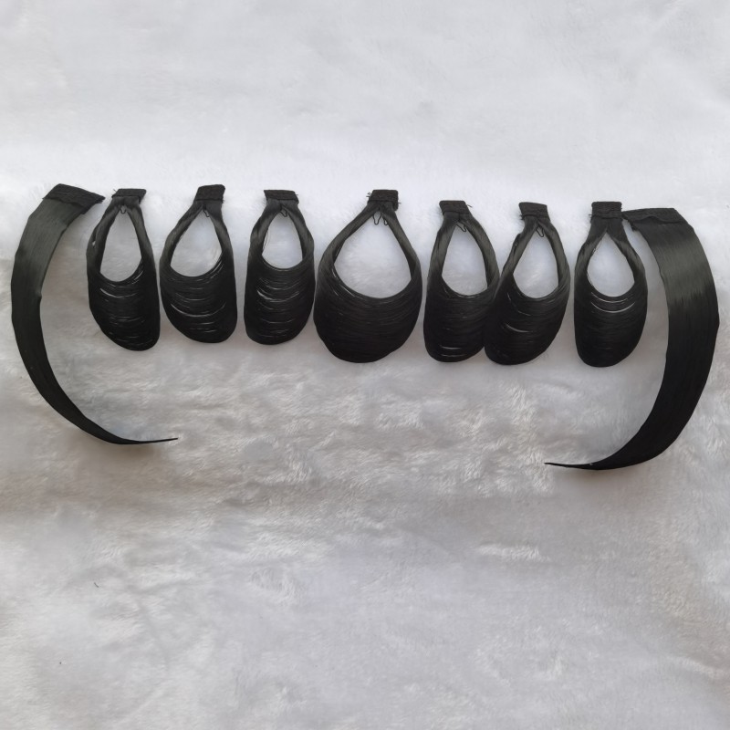 戏剧仿真发水鬓片子戏曲头饰假发刘海鬓角贴京剧青衣花旦包头贴片