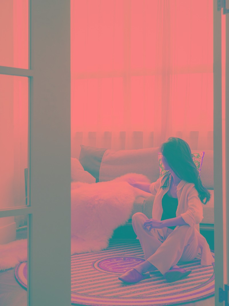 若奈犀牛生活Carti*古董怀表羊毛地毯客厅卧室休闲角圆形艺术地毯