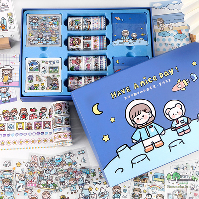 极速sticker cute卡通贴纸装饰礼盒 esthetic paper tapes sticks