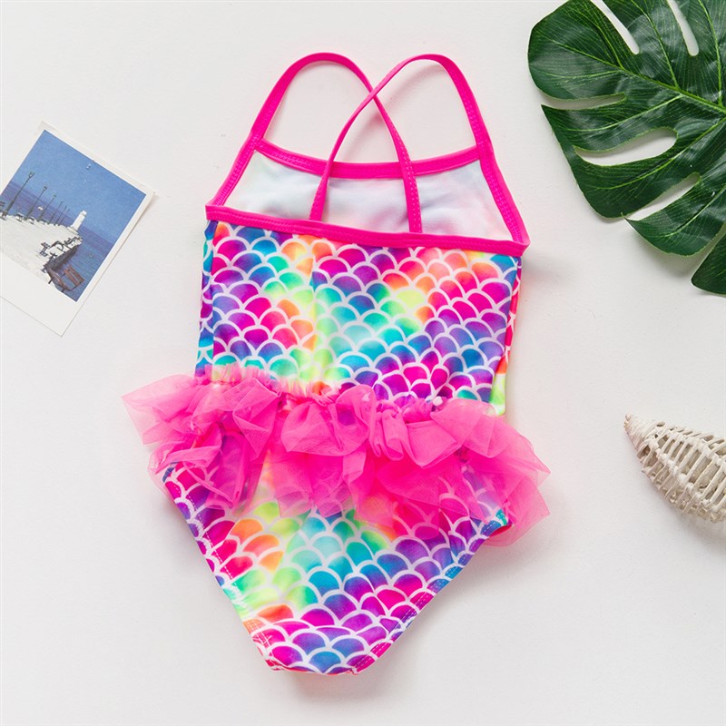 NEW 2022 Girls swimwear 1~11Years Girl swimsuit one-piece Ch