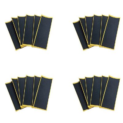 极速80PcsLot Black Fingerboard Deck Uncut Tape Stickers Blac