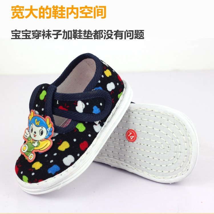 厂家0-1-2岁宝宝手工布鞋婴儿学步鞋春秋童鞋千层底男女孩软底鞋