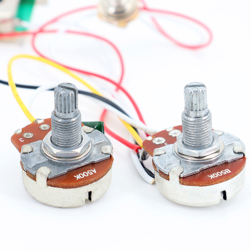 ST电吉他双双线路依班娜总成电子电路1T1V音量音色旋钮三档开关