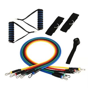 Resistance Fitness Bands Pilates Equipment Yoga 11Pcs