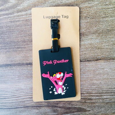 IVYYE PinK Panther Anime Travel Accessories Luggage Tag Suit