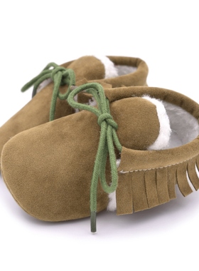 Baby Boy Girl Moccasins Soft Moccs Shoes