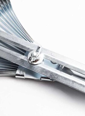 冰禹BYJZ134322齿耙多功能枯叶耙子钢丝搂草耙不锈钢色(不含杆