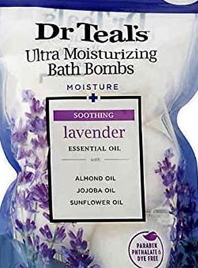 5-Count Ultra Moisturizing Bath Bombs in Lavender with Essen