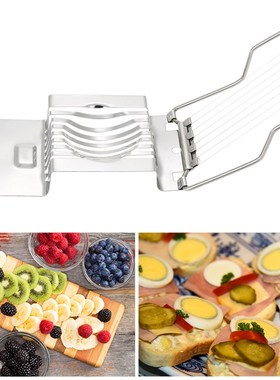 Kitchen Stainless Steel Egg Slicer Wire Egg Cheeses Chopper