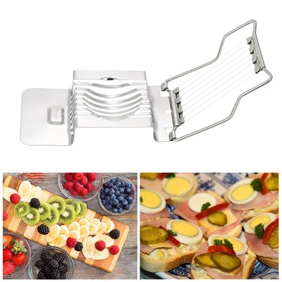 Kitchen Stainless Steel Egg Slicer Wire Egg Cheeses Chopper