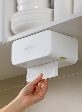 Nordic simple nail free traceless wall hanging tissue box m