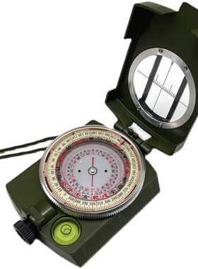 2寸万福堂寻龙激光罗盘红外线专业罗盘二十四山纯铜罗经仪