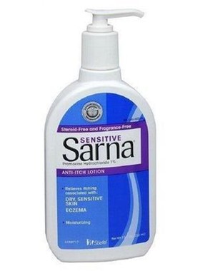 美国 Sarna Sensitive,Anti-Itch Lotion Fragrance Free7.5OZ特