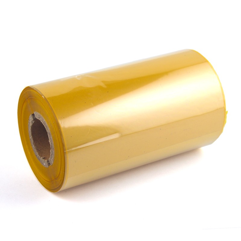 黄色 玫枚红色 70 80 90 110mm*300m 条码机打印标签  蜡基碳带