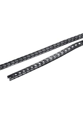 手链男士钛钢防辐射情侣手环金属锗石能量饰男个性韩版简约磁石黑