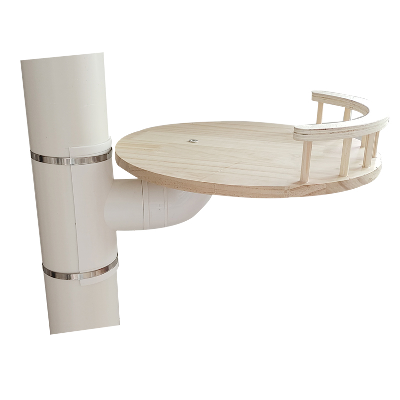 阳台猫爬架自制材料PVC排水管改造猫抓柱DIY配件剑麻猫跳台一体式