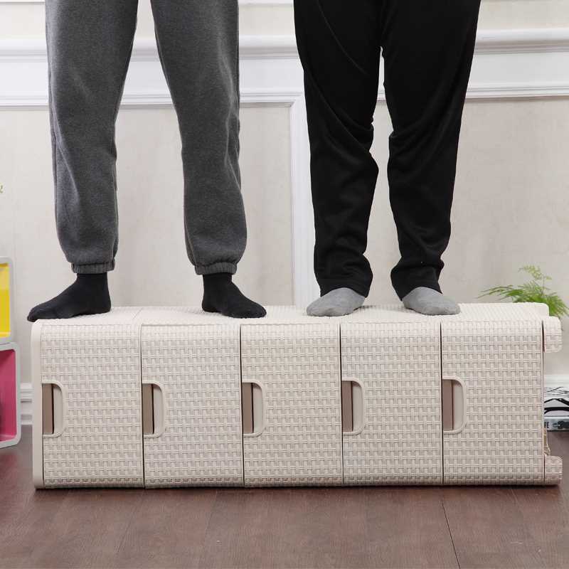 高档35cm面宽夹缝塑料卫生间收纳柜抽屉式整理柜缝隙厨房储物箱五