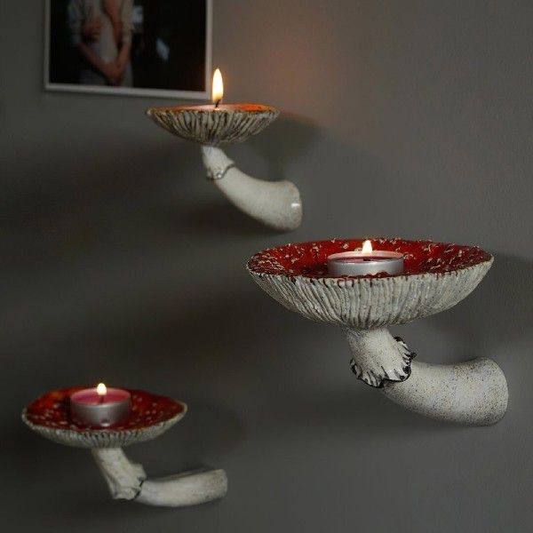 Mushroom-Hanging Shelf Wall Floating Shelf Mushroom-wall
