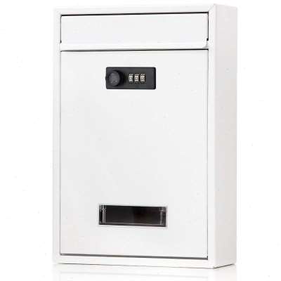 牛奶室外密码锁防水防锈欧式意见箱信箱报箱邮箱投诉箱小铁艺箱