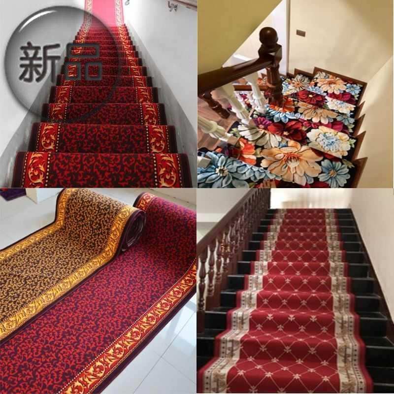 可酒宾馆地v毯家用欧式长条楼梯地毯满铺3d防滑垫裁剪走廊过道