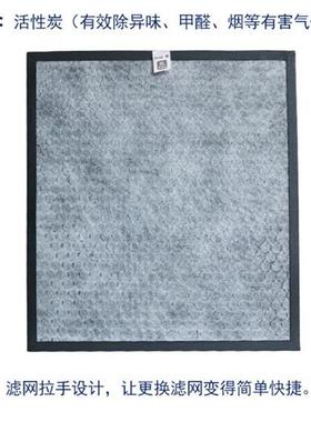 适配富迪FD-808AF型艾克罗司负离子健康机空气净化器滤网滤芯